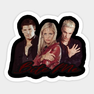 Buffy, Angel & Spike Vintage Look Sticker